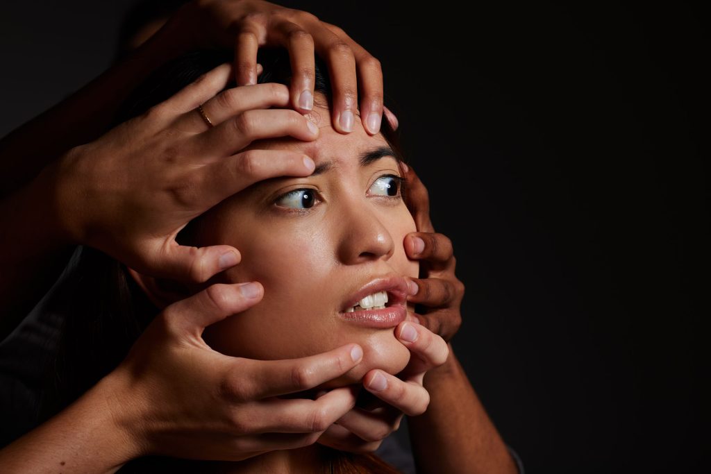 Woman with trauma.