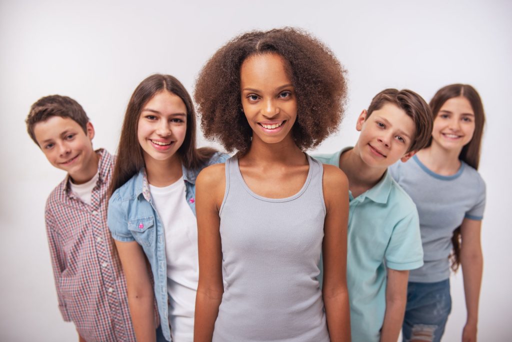Group of teenagers